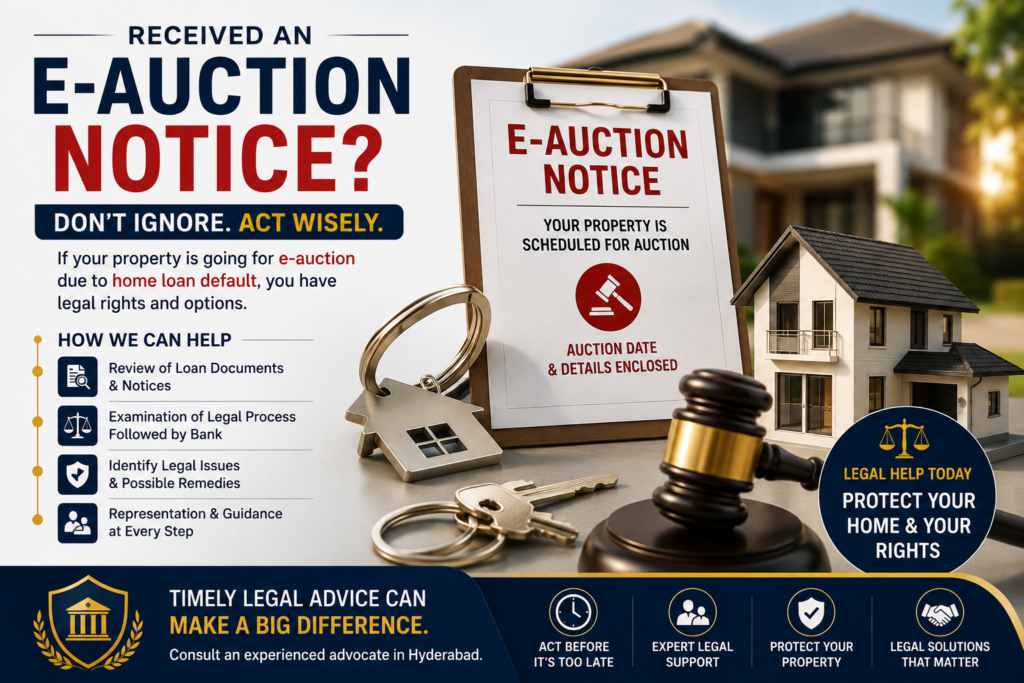 Home loan auction lawyer Hyderabad